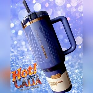 Stanley Blue Travel Mug with Handle